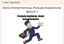 Deniz Konşimentosu Postada Kaybolursa Bölüm 1 Satınalma Dergisi 7 Gün 7 Gündem