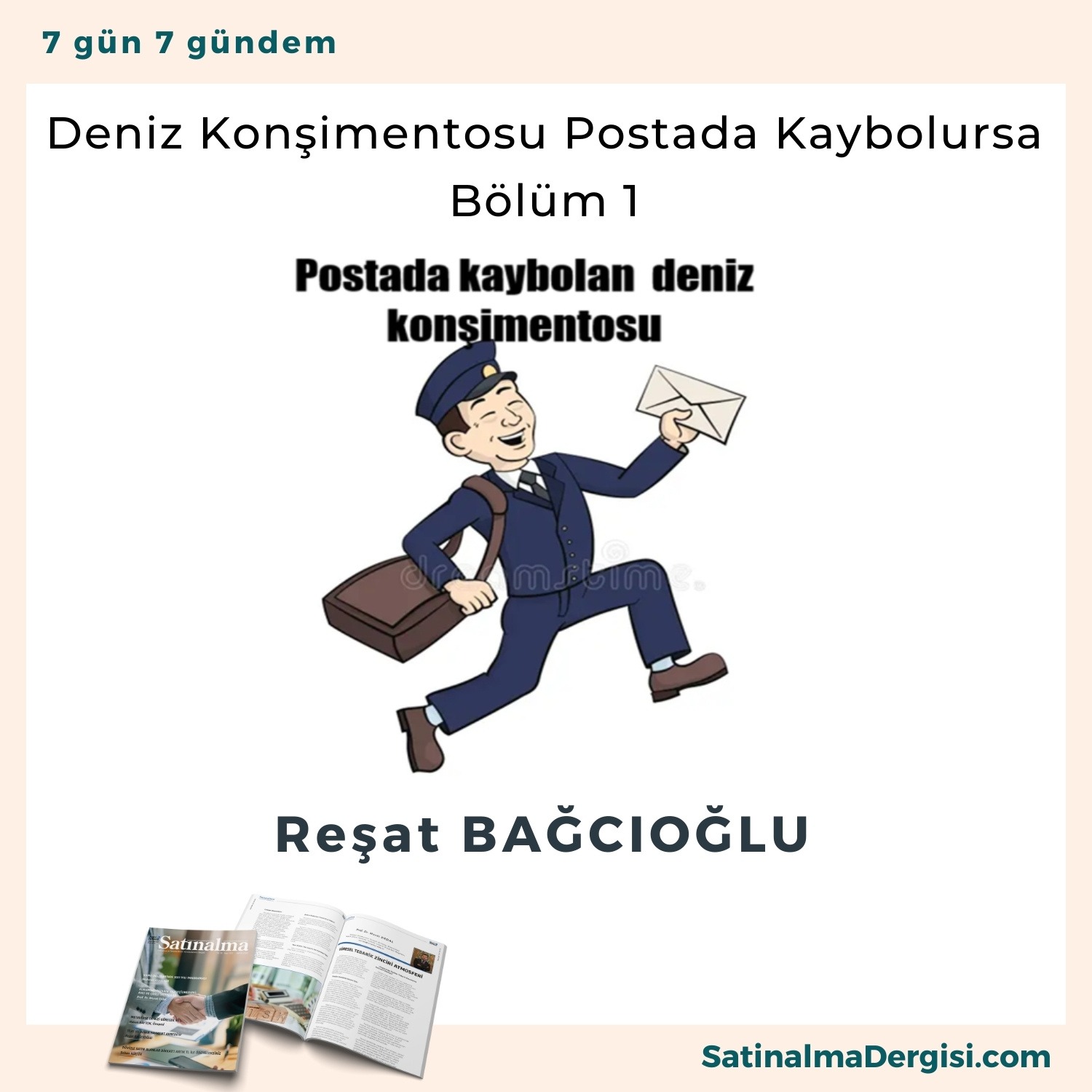 Deniz Konşimentosu Postada Kaybolursa Bölüm 1 Satınalma Dergisi 7 Gün 7 Gündem