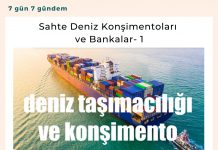 Sahte Deniz Konşimentoları Ve Bankalar 1 Satınalma Dergisi 7 Gün 7 Gündem