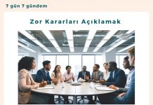 Zor Kararları Açıklamak Satınalma Dergisi 7 Gün 7 Gündem