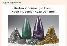 üretim Zincirine çin Freni Nadir Madenler Kozu Oynandı! Satınalma Dergisi 7 Gün 7 Gündem