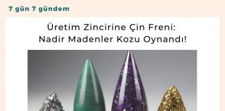 üretim Zincirine çin Freni Nadir Madenler Kozu Oynandı! Satınalma Dergisi 7 Gün 7 Gündem