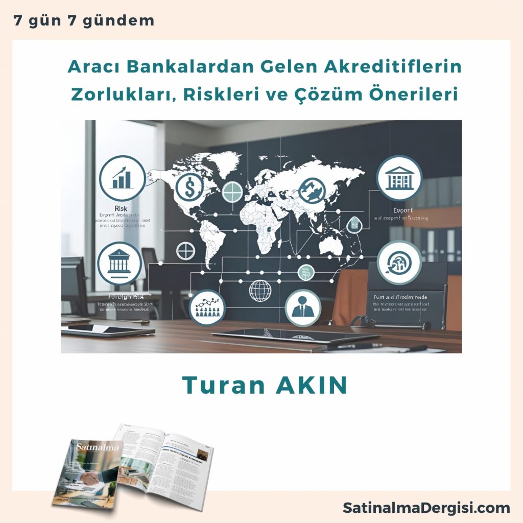 Aracı Bankalardan Gelen Akreditiflerin Zorlukları, Riskleri Ve çözüm önerileri Satınalma Dergisi 7 Gün 7 Gündem