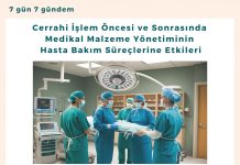 Cerrahi İşlem öncesi Ve Sonrasında Medikal Malzeme Yönetiminin Hasta Bakım Süreçlerine Etkileri Satınalma Dergisi 7 Gün 7 Gündem
