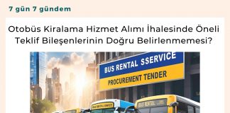 Otobüs Kiralama Hizmet Alımı İhalesinde öneli Teklif Bileşenlerinin Doğru Belirlenmemesi