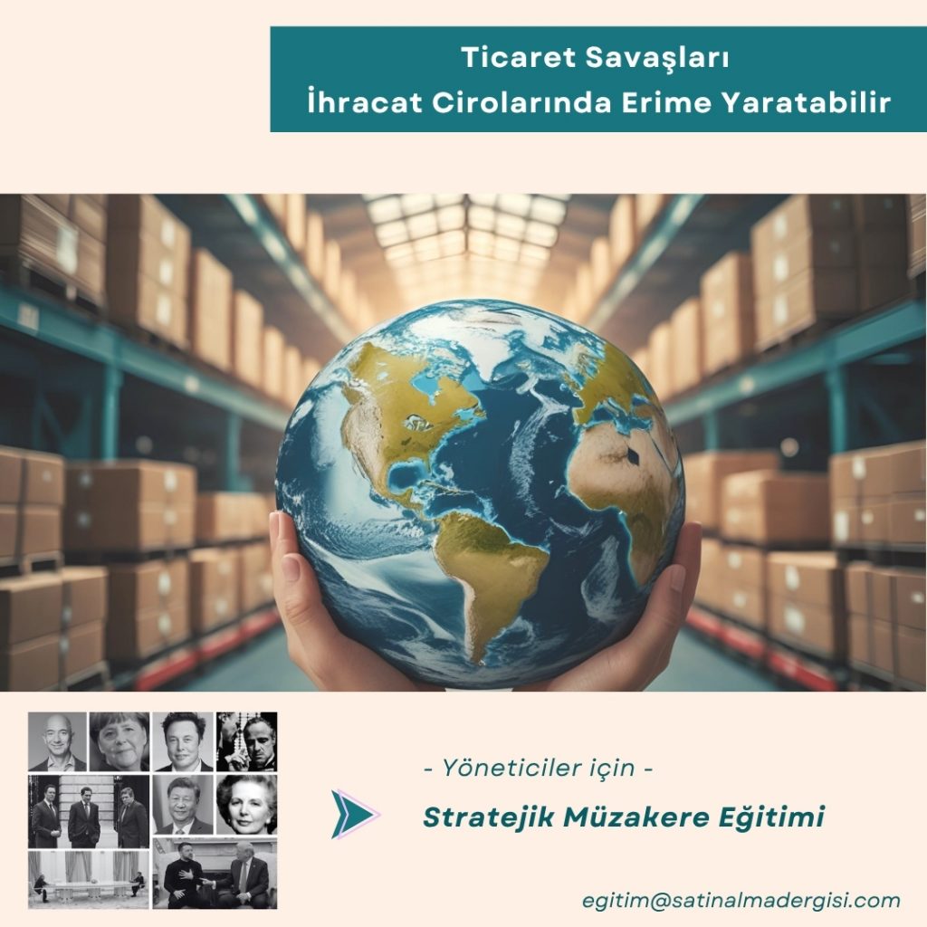 Yöneticiler Için Stratejik Müzakere Eğitimi Haber Ticaret Savaşları İhracat Cirolarında Erime Yaratabilir