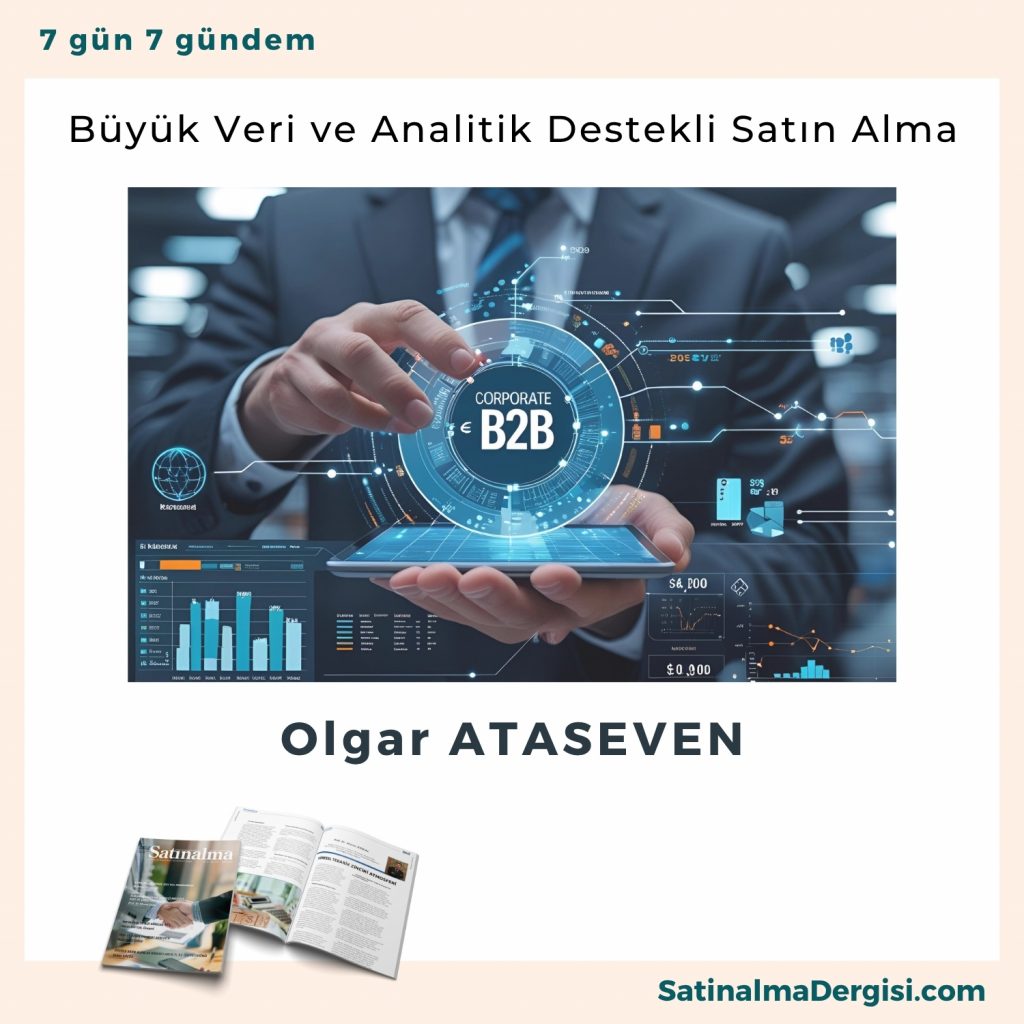 Büyük Veri Ve Analitik Destekli Satın Alma Satınalma Dergisi 7 Gün 7 Gündem