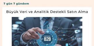 Büyük Veri Ve Analitik Destekli Satın Alma Satınalma Dergisi 7 Gün 7 Gündem