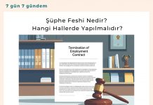 şüphe Feshi Nedir Hangi Hallerde Yapılmalıdır Satınalma Dergisi 7 Gün 7 Gündem