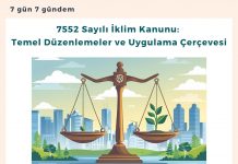 7552 Sayılı İklim Kanunu Temel Düzenlemeler Ve Uygulama çerçevesi Satınalma Dergisi 7 Gün 7 Gündem