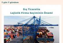 Dış Ticarette Lojistik Firma Seçiminin önemi