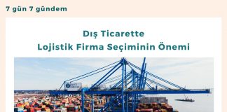 Dış Ticarette Lojistik Firma Seçiminin önemi