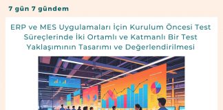 Erp Ve Mes Uygulamaları İçin Kurulum öncesi Test Süreçlerinde İki Ortamlı Ve Katmanlı Bir Test Yaklaşımının Tasarımı Ve Değerlendirilmesi Satınalma Dergisi 7 Gün 7 Gündem