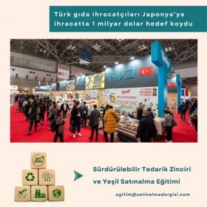 Türk Gıda Ihracatçıları Japonya’ya Ihracatta 1 Milyar Dolar Hedef Koydu