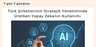 Türk şirketlerinin Stratejik Yönetiminde üretken Yapay Zekanın Kullanımı Satınalma Dergisi 7 Gün 7 Gündem