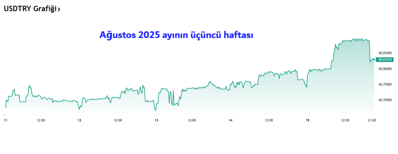 Usd Try Grafiği Ağustos