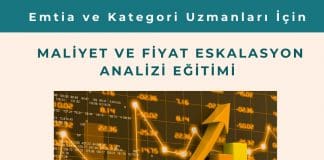 Emtia Ve Kategori Uzmanları Için Maliyet Ve Fiyat Eskalasyon Analizi Eğitimi