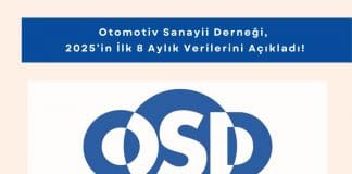 Filo Yönetimi Eğitimi Haber Otomotiv Sanayii Derneği, 2025’in İlk 8 Aylık Verilerini Açıkladı!