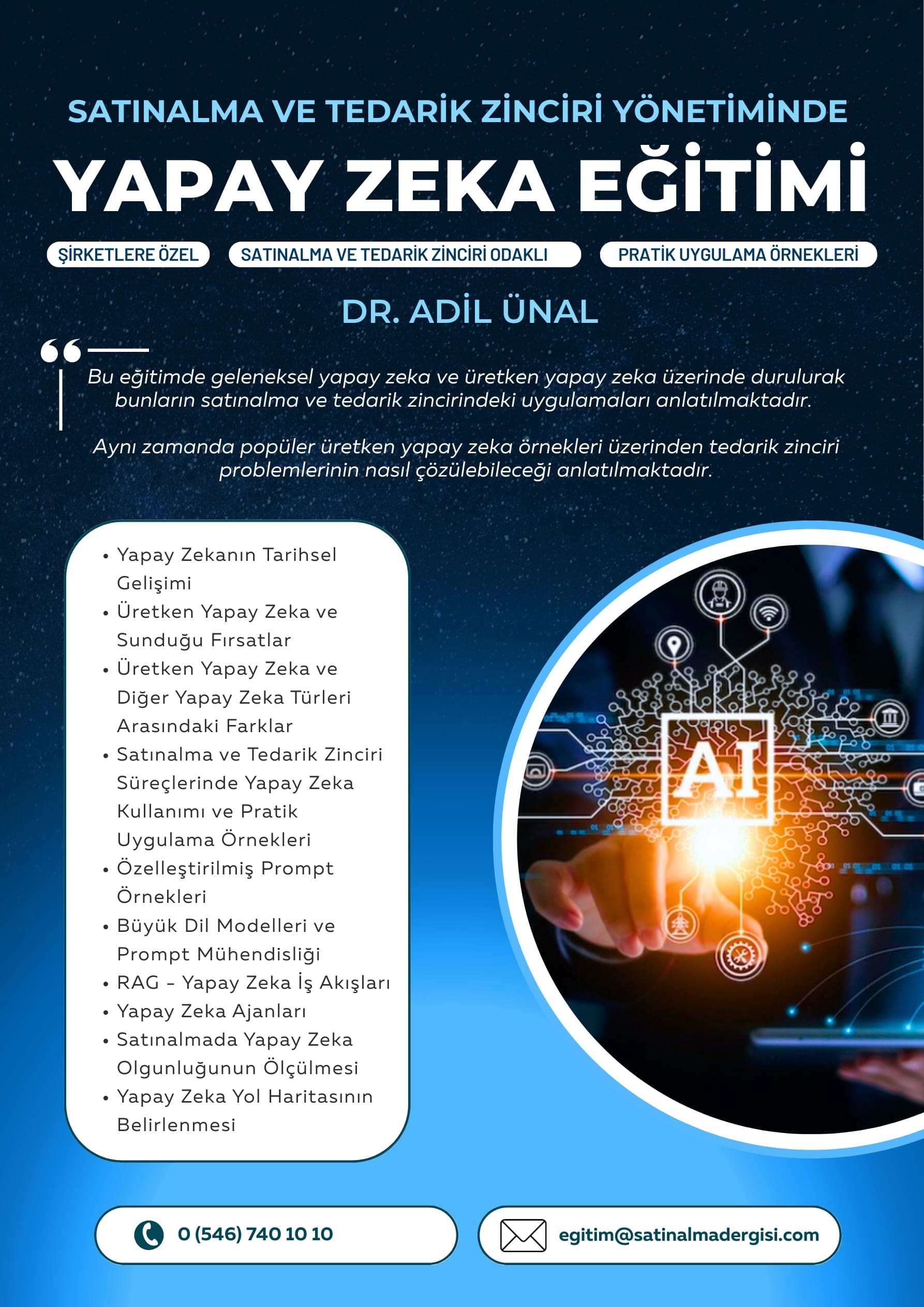 Yapay Zeka Eğitimi Flyer