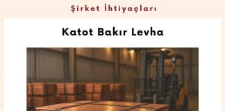 Alım Talebi Katot Bakır Levha