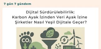 Dijital Sürdürülebilirlik Karbon Ayak İzinden Veri Ayak İzine şirketler Nasıl Yeşil Dijitale Geçer Satınalma Dergisi 7 Gün 7 Gündem
