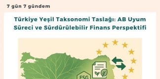 Türkiye Yeşil Taksonomi Taslağı Ab Uyum Süreci Ve Sürdürülebilir Finans Perspektifi Satınalma Dergisi 7 Gün 7 Gündem