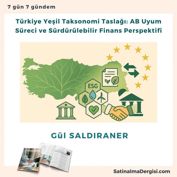 Türkiye Yeşil Taksonomi Taslağı Ab Uyum Süreci Ve Sürdürülebilir Finans Perspektifi Satınalma Dergisi 7 Gün 7 Gündem