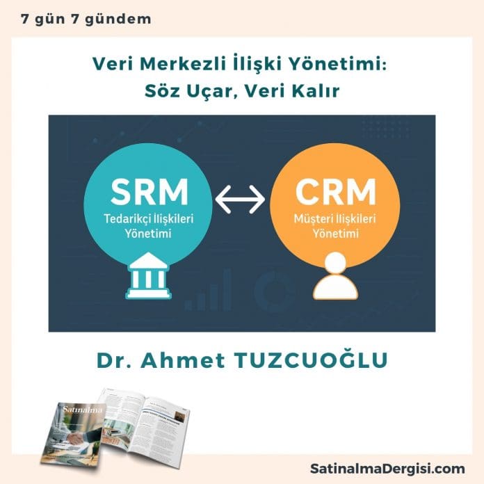 Veri Merkezli İlişki Yönetimi Söz Uçar, Veri Kalır Satınalma Dergisi 7 Gün 7 Gündem