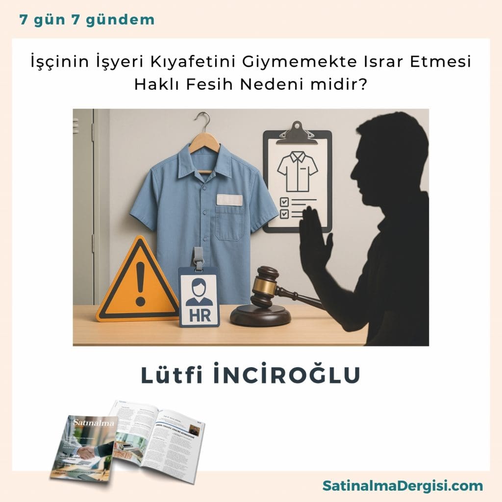 İşçinin İşyeri Kıyafetini Giymemekte Israr Etmesi Haklı Fesih Nedeni Midir Satınalma Dergisi 7 Gün 7 Gündem