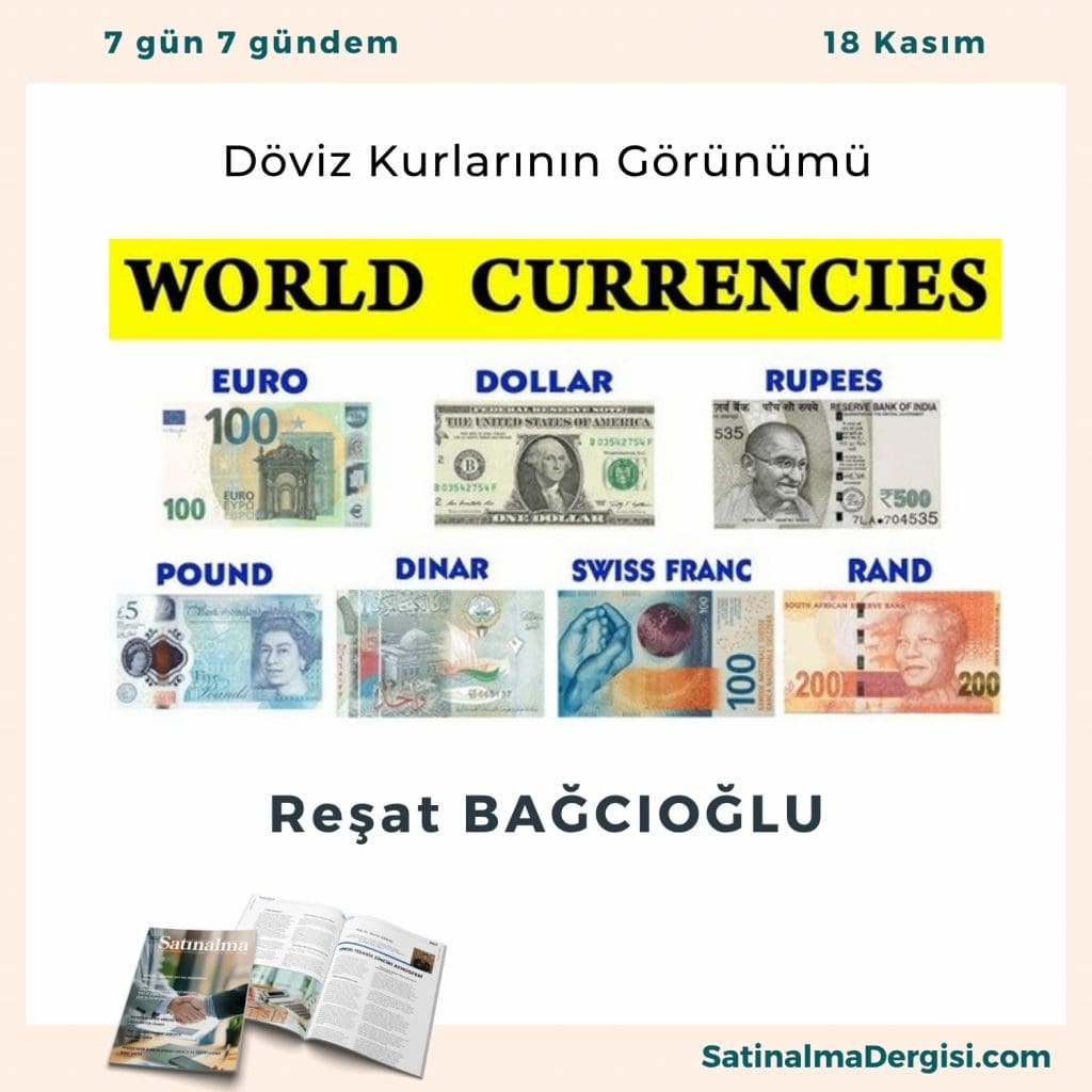 Döviz Kurlarının Görünümü Satınalma Dergisi 7 Gün 7 Gündem