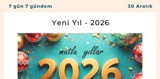Yeni Yıl 2026 Satınalma Dergisi 7 Gün 7 Gündem