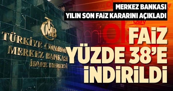 Tcmb Faiz Oranı