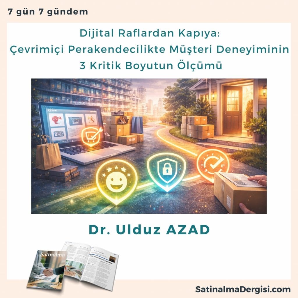Dijital Raflardan Kapıya çevrimiçi Perakendecilikte Müşteri Deneyiminin 3 Kritik Boyutun ölçümü Satınalma Dergisi 7 Gün 7 Gündem