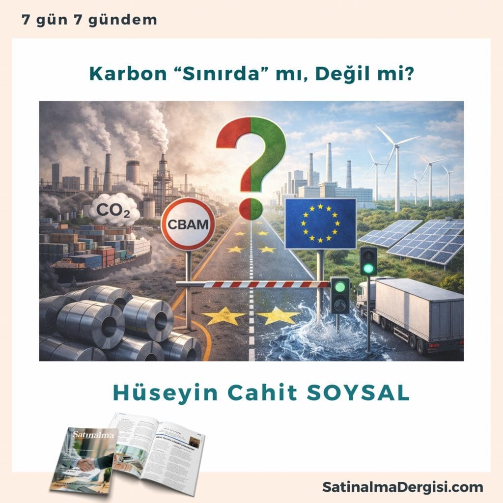 Karbon “sınırda” Mı, Değil Mi Satınalma Dergisi 7 Gün 7 Gündem