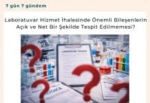 Laboratuvar Hizmet İhalesi Satınalma Dergisi 7 Gün 7 Gündem