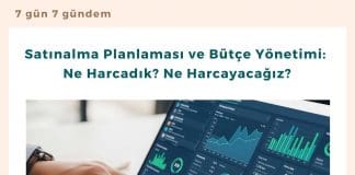 Satınalma Planlaması Ve Bütçe Yönetimi Ne Harcadık Ne Harcayacağız