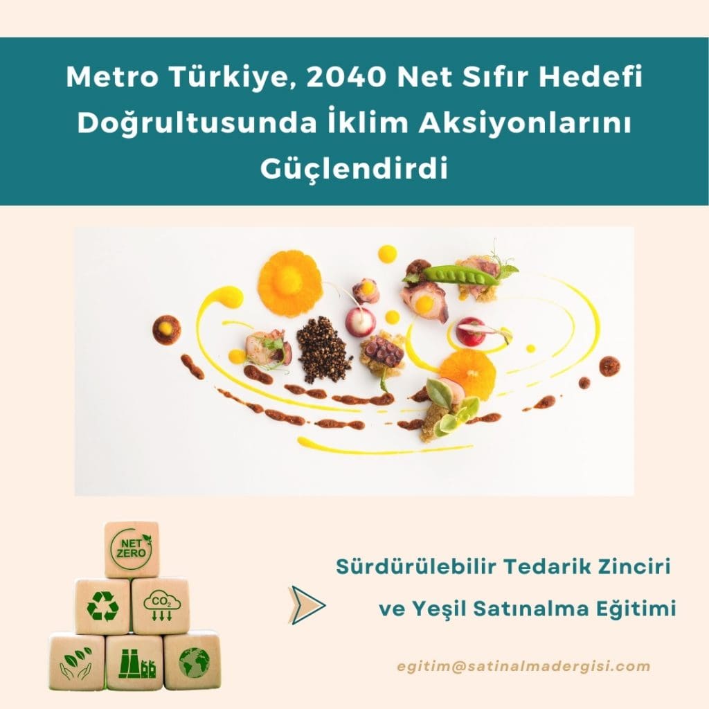 Sürdürülebilir Tedarik Zinciri Ve Yeşil Satınalma Eğitimi Haber Metro Türkiye, 2040 Net Sıfır Hedefi Doğrultusunda İklim Aksiyonlarını Güçlendirdi