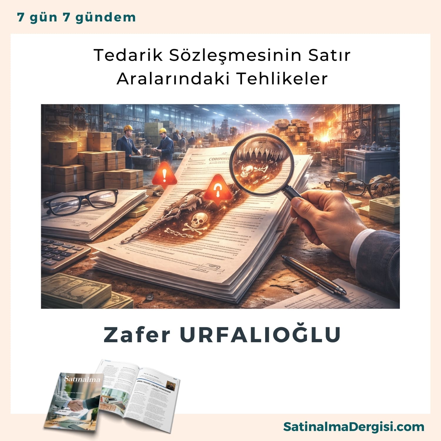 Tedarik Sözleşmesinin Satır Aralarındaki Tehlikeler Satınalma Dergisi 7 Gün 7 Gündem