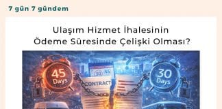 Ulaşım Hizmet İhalesinin ödeme Süresinde çelişki Olması Satınalma Dergisi 7 Gün 7 Gündem