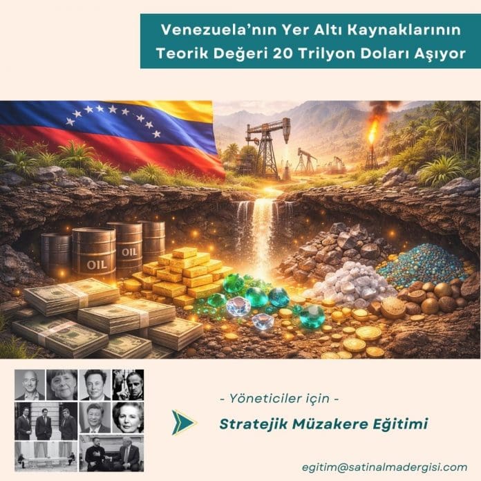 Yöneticiler Için Stratejik Müzakere Eğitimi Haber Venezuela’nın Yer Altı Kaynaklarının Teorik Değeri 20 Trilyon Doları Aşıyor