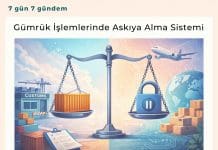 Gümrük İşlemlerinde Askıya Alma Sistemi Satınalma Dergisi 7 Gün 7 Gündem