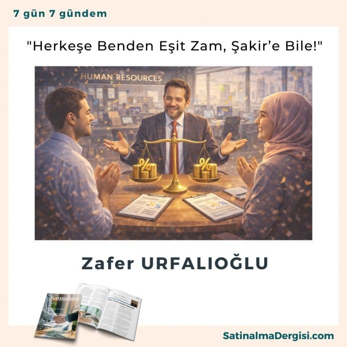Herkeşe Benden Eşit Zam, şakir’e Bile! Satınalma Dergisi 7 Gün 7 Gündem