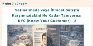 Satınalmada Veya İhracat Satışta Karşımızdakini Ne Kadar Tanıyoruz Kyc (know Your Customer) 2