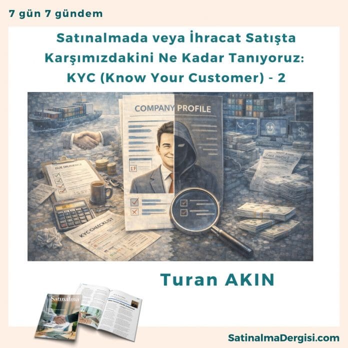 Satınalmada Veya İhracat Satışta Karşımızdakini Ne Kadar Tanıyoruz Kyc (know Your Customer) 2