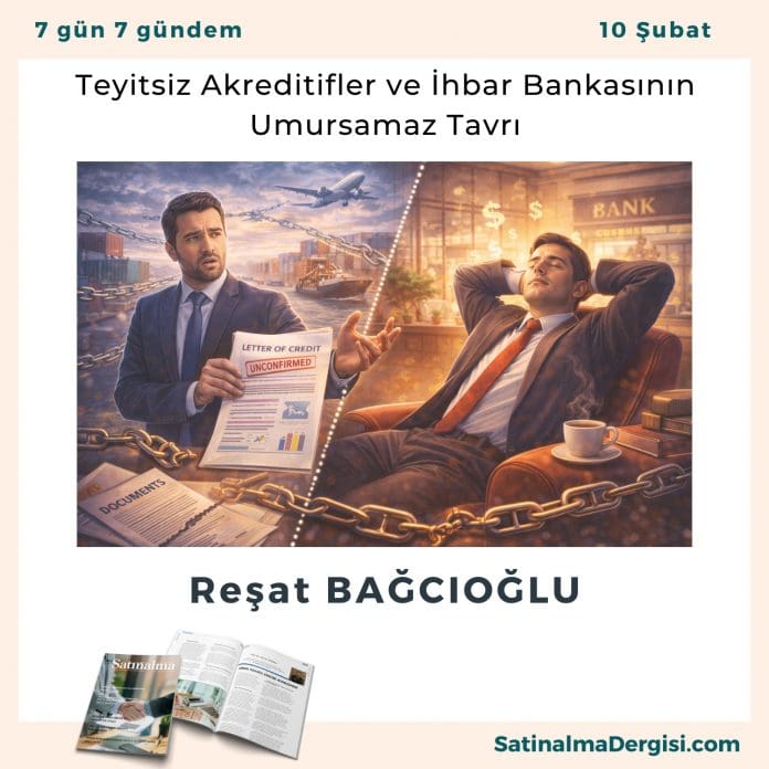 Teyitsiz Akreditifler Ve İhbar Bankasının Umursamaz Tavrı Satınalma Dergisi 7 Gün 7 Gündem
