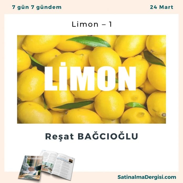 Limon – 1 Satınalma Dergisi 7 Gün 7 Gündem