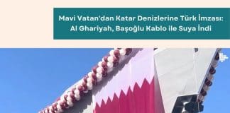Tedarik Zinciri Danışmanlığı Haber Mavi Vatan'dan Katar Denizlerine Türk İmzası Al Ghariyah, Başoğlu Kablo Ile Suya İndi