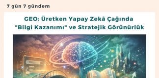 Geo üretken Yapay Zekâ çağında Bilgi Kazanımı Ve Stratejik Görünürlük Satınalma Dergisi 7 Gün 7 Gündem