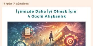 İşimizde Daha İyi Olmak İçin 4 Güçlü Alışkanlık Satınalma Dergisi 7 Gün 7 Gündem