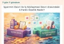 İşyerinin Devri Ile İş Sözleşmesi Devri Arasındaki 5 Farklı özellik Nedir Satınalma Dergisi 7 Gün 7 Gündem